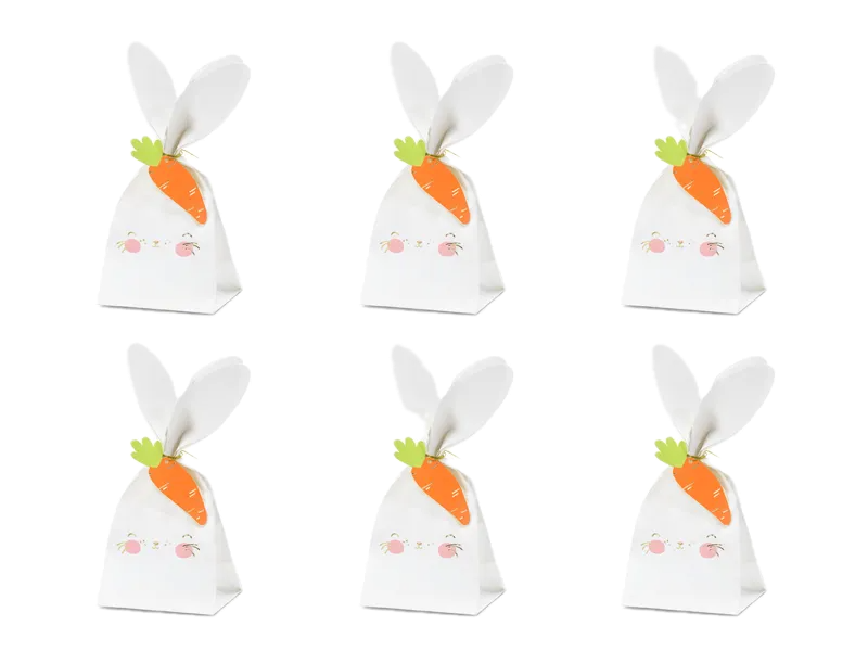 White Bunny Treat Boxes