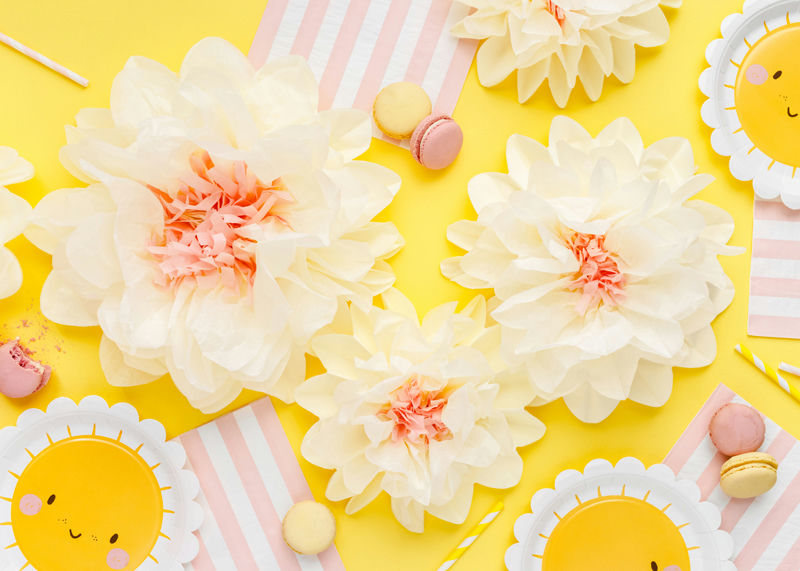 Yellow Sun Scalloped Appetizer Dessert Plate