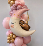 Teddy Bear Moon Dreams Freestanding Balloon Garland