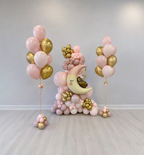 Teddy Bear Moon Dreams Freestanding Balloon Garland