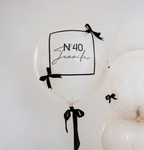 Timeless Classic Chic Personalized Balloons