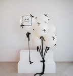 Timeless Classic Chic Personalized Balloons