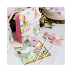 Pink fairy wand and tiara set with butterfly cupcakes kids birthday from Parte Haus party supply store in Bethesda MD