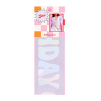Iridescent birthday sash with bold white text for birthday theme from Parte Haus party supply store in Bethesda MD