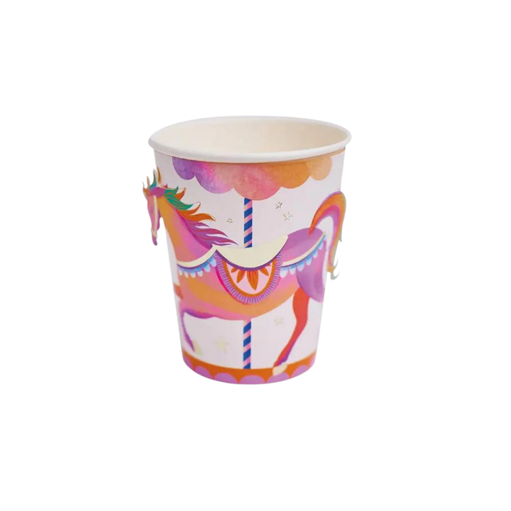 Pink and White Unicorn Fairy Princess Cups