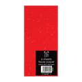 Red tissue paper with gold dots for gift wrapping festive occasions from Parte Haus party supply store in Bethesda Maryland