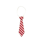 Red and white striped paper necktie photo booth prop Christmas from Parte Haus party supply store in Bethesda MD
