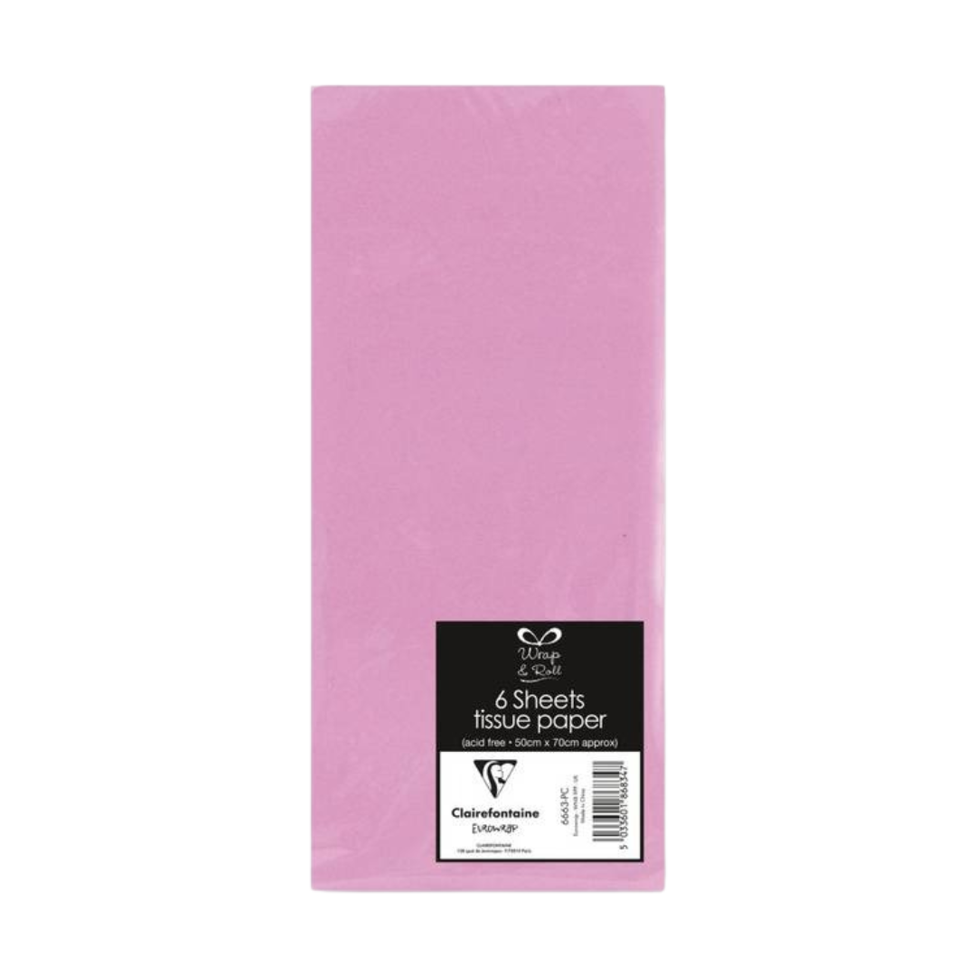 Pink tissue paper pack flat set for birthday from Parte Haus party supply store in Bethesda Maryland