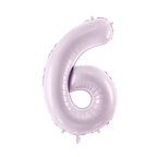 Purple Number 6 Foil Balloon, 28in