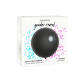 Black gender reveal balloon in a box with blue and pink confetti for baby shower from Parte Haus party supply store in Bethesda MD