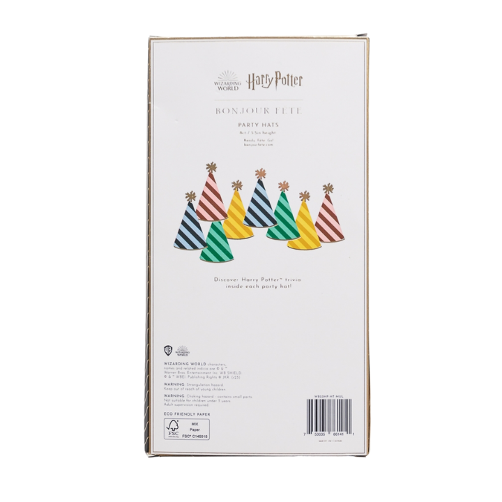 Harry Potter House Pride Party Hats - 8pk