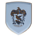 Blue Ravenclaw shield plate with crest Harry Potter theme from Parte Haus party supply store in Bethesda MD