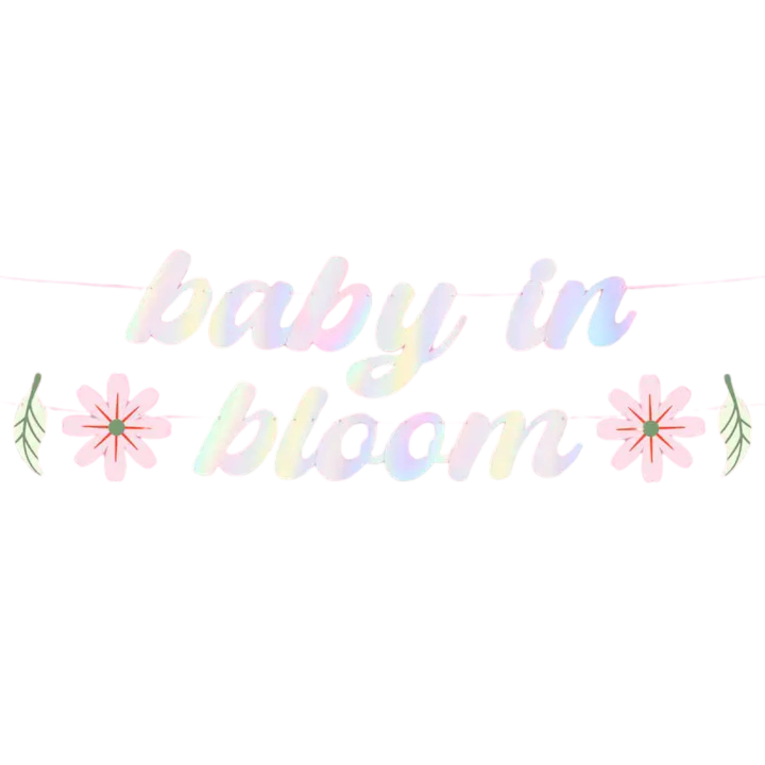 Iridescent Cake Topper - Baby Shower Party Decorations