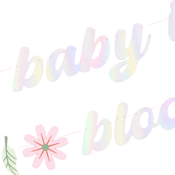Iridescent Cake Topper - Baby Shower Party Decorations