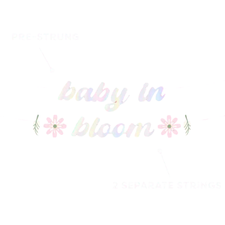 Iridescent Cake Topper - Baby Shower Party Decorations