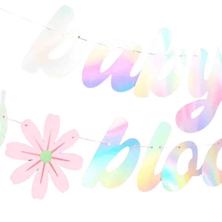 Iridescent Cake Topper - Baby Shower Party Decorations