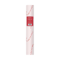 White candy cane table runner with red holiday stripe print Christmas theme from Parte Haus party supply store in Bethesda MD