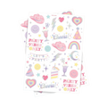 Pastel sticker sheets with party icons and cheerful sayings birthday theme from Parte Haus party supply store in Bethesda MD