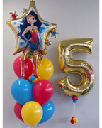 Wonder Woman Birthday Balloon Bundle