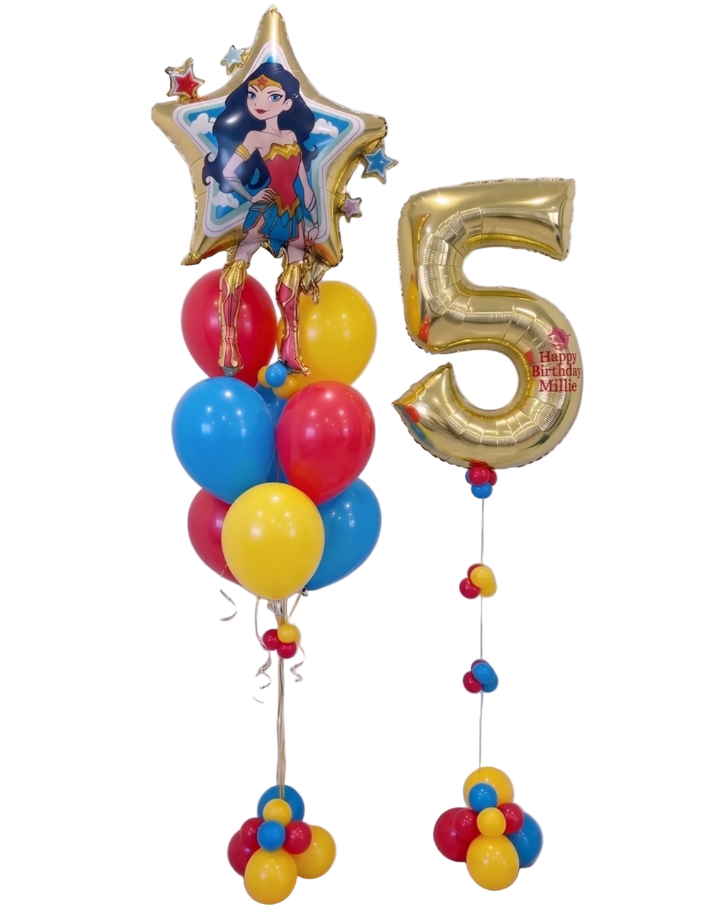 Wonder Woman Birthday Balloon Bundle