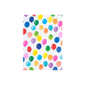 Multicolor balloon gift wrap with painted balloons for birthday from Parte Haus party supply store in Bethesda MD