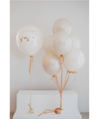 Warm Neutral Dessert Personalized Balloons