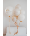 Warm Neutral Dessert Personalized Balloons