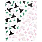 Multicolor Witch Confetti