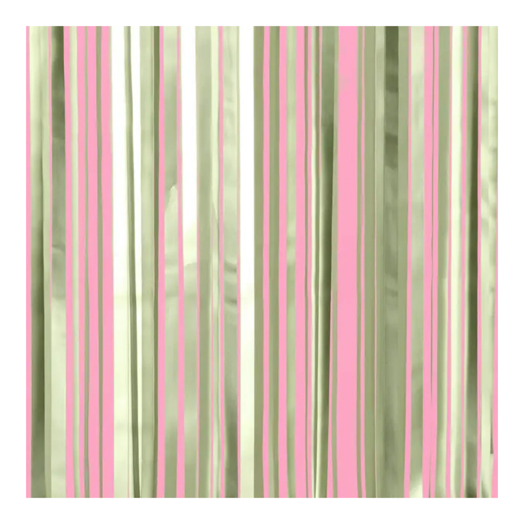 Sage Green Curtain Backdrop