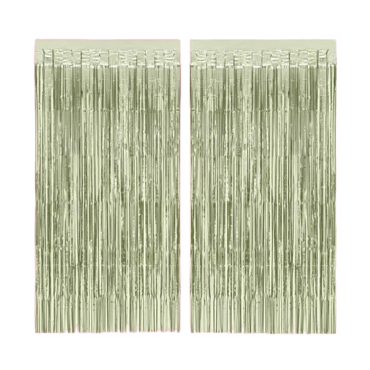 Sage Green Curtain Backdrop