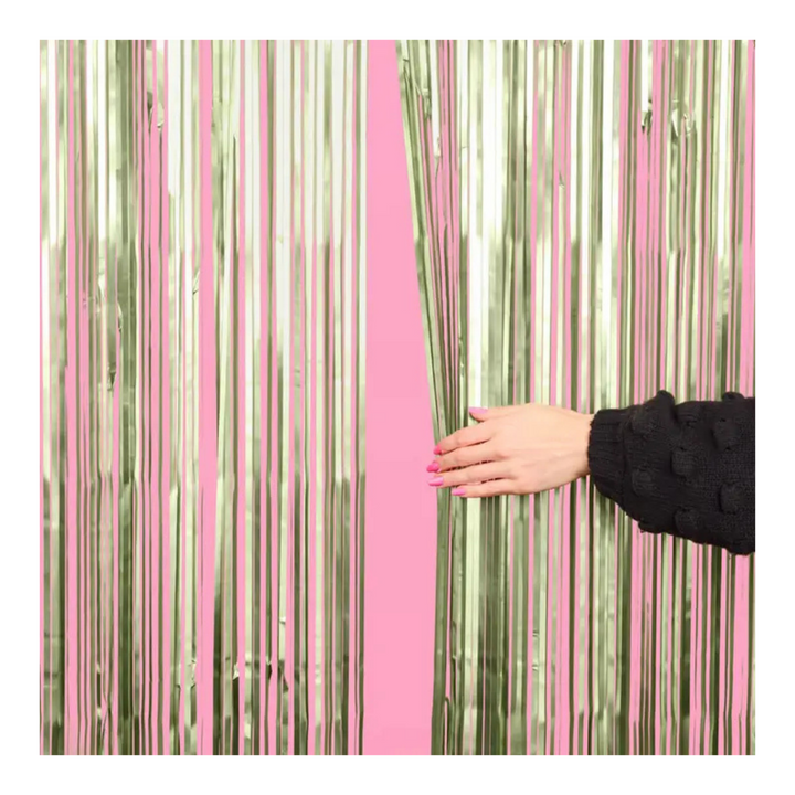 Sage Green Curtain Backdrop