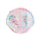 Pink mermaid shell balloon with sea creatures for kids birthday from Parte Haus party supply store in Bethesda MD