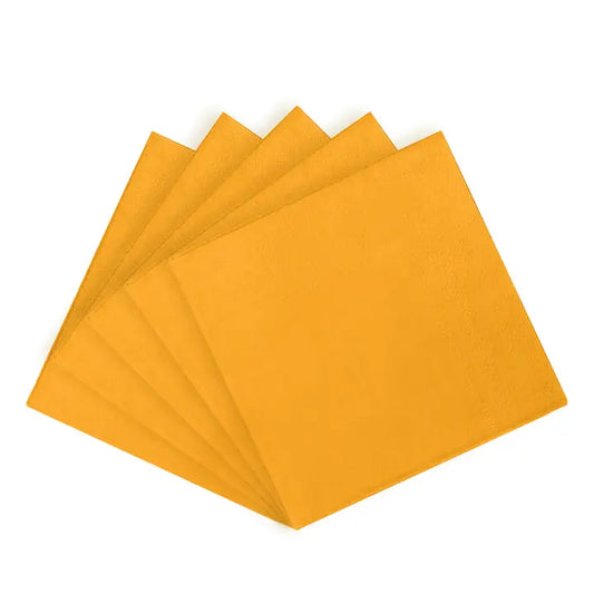 Yellow Paper Luncheon Napkins - 50 Ct.