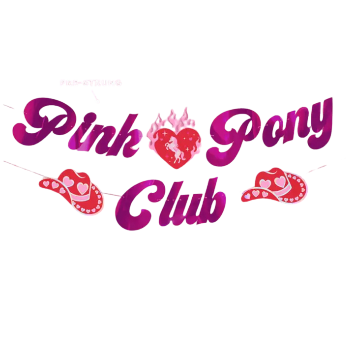 Pink Pony Club Banner