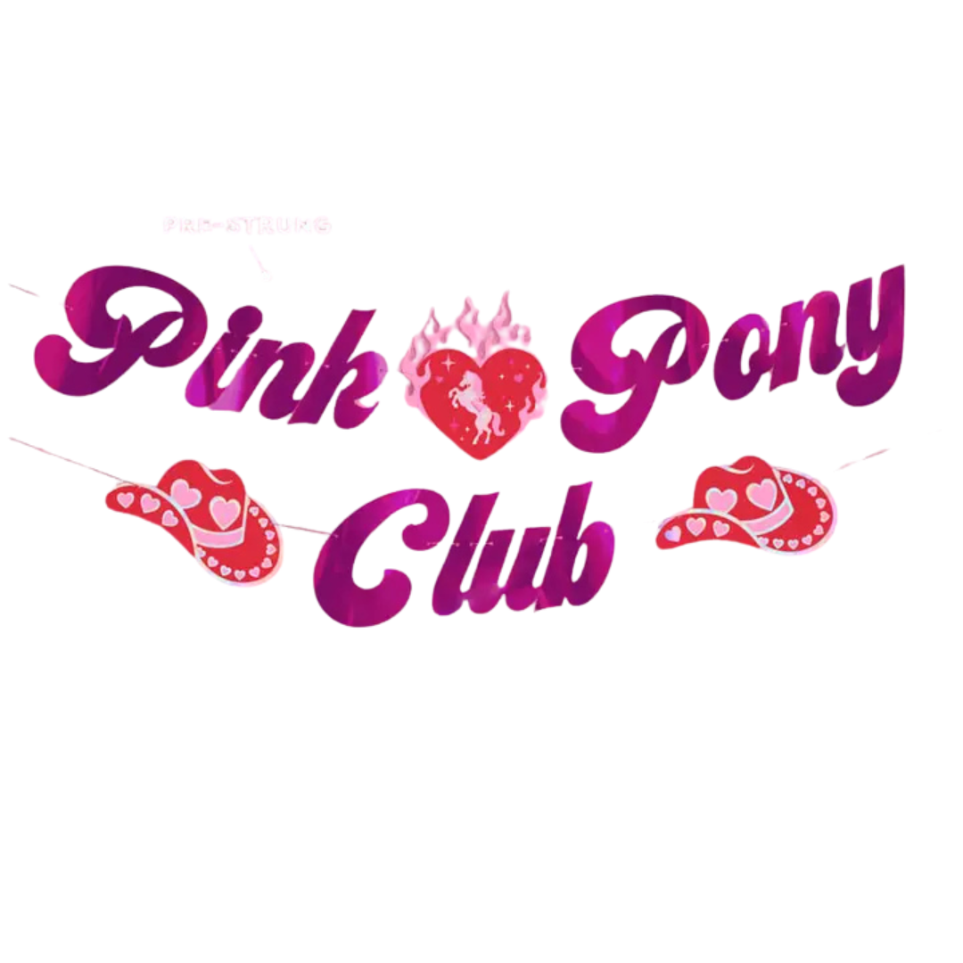 Pink Pony Club Banner