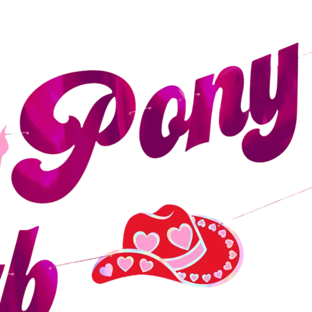Pink Pony Club Banner