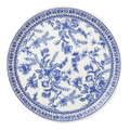 Blue French Toile Large Plate