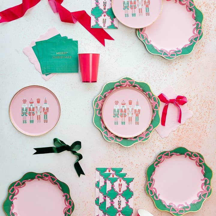 Pink One & Only Nutcracker Small Appetizer Dessert Plates