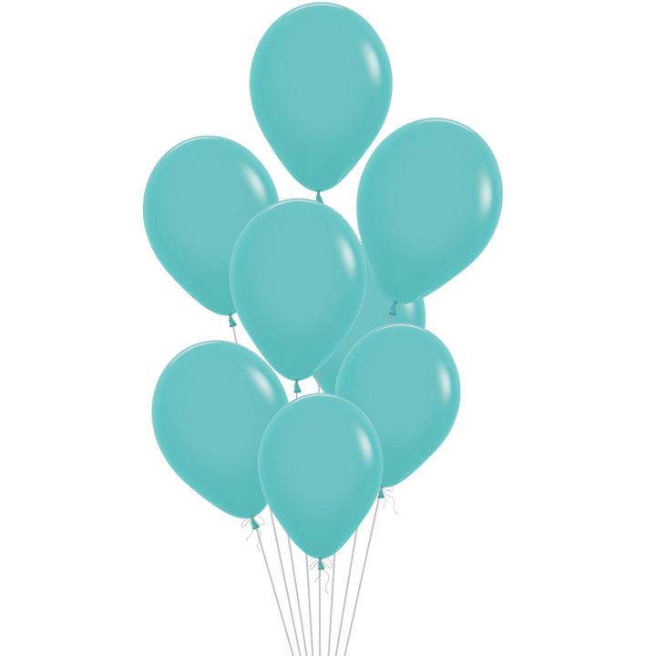 Turquoise Latex Balloon, 11in