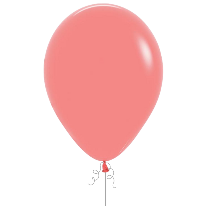 Coral Pink Latex Balloon, 11in