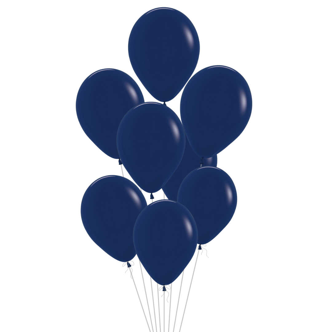 Navy Blue Latex Balloon, 11in