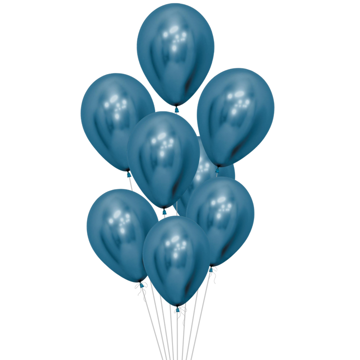 Reflex Blue Latex Balloon, 11in