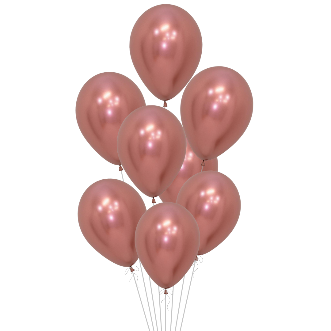 Rose Gold Latex Balloon, 11in