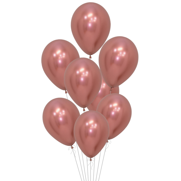 Rose Gold Latex Balloon, 11in