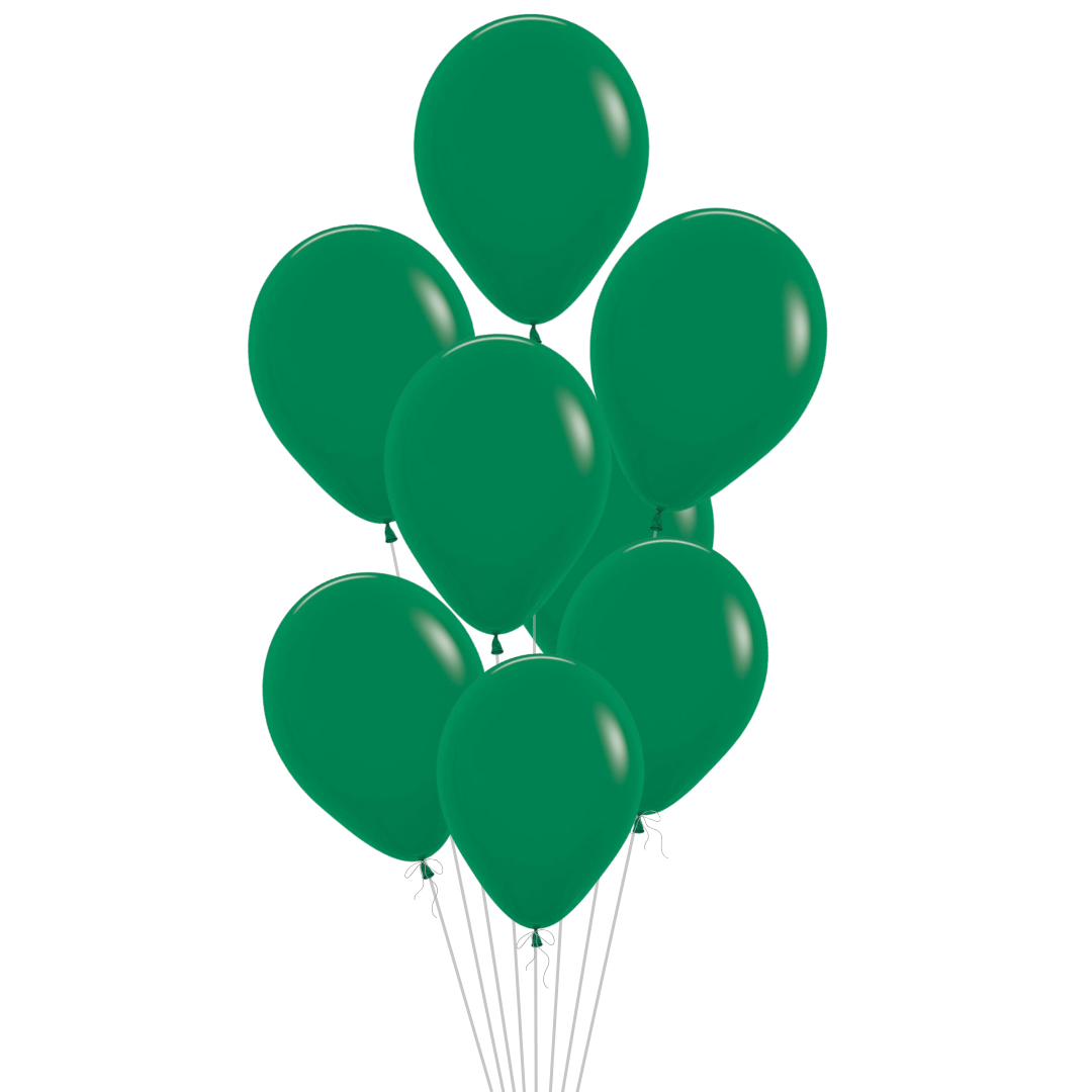 Forest Green Latex Balloon, 11in