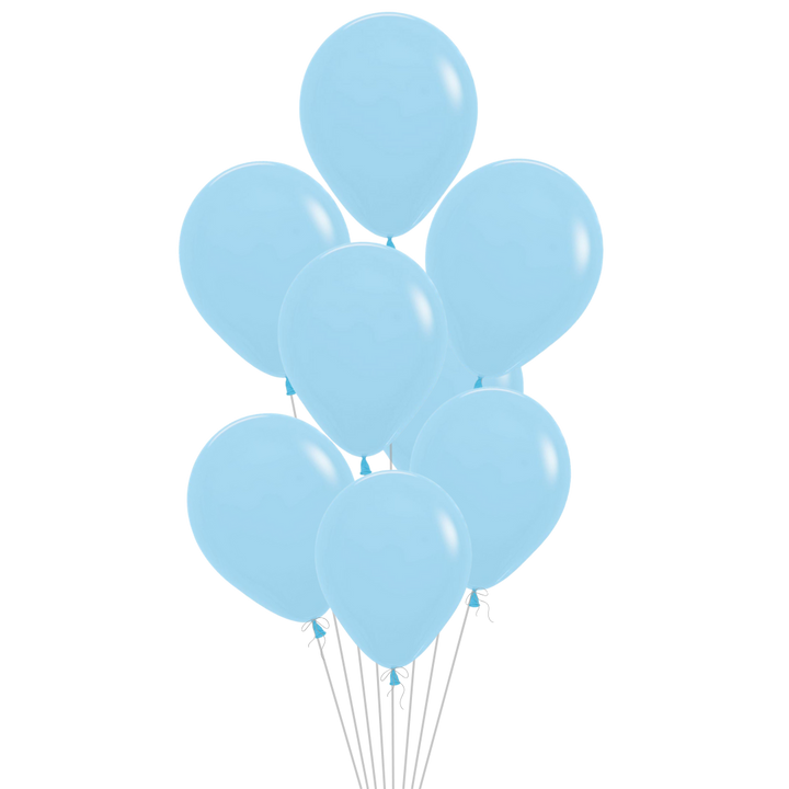 Pastel Blue Latex Balloon, 11in