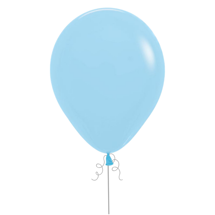 Pastel Blue Latex Balloon, 11in