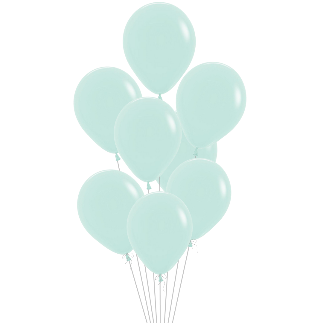 Pastel Matte Green Latex Balloon, 11in