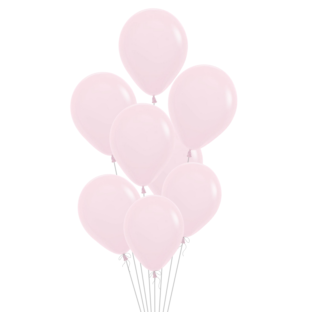 Pastel Matte Pink Latex Balloon, 11in
