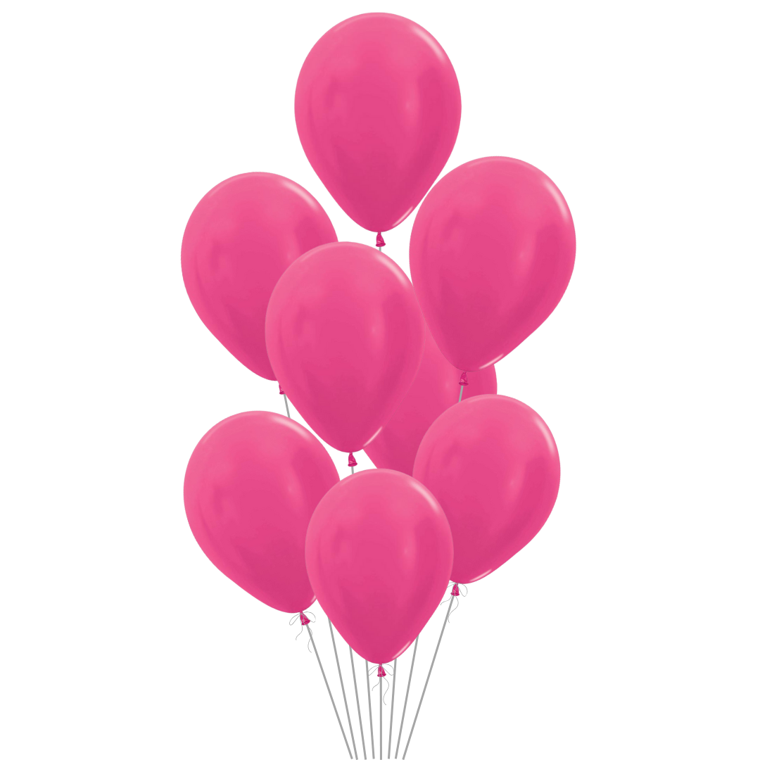 Metallic Fuchsia Latex Balloon, 11in